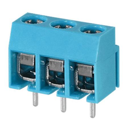 TB003-500-P02BE Same Sky PCB Terminal Block, 2-Contact, 5mm Pitch, PCB Mount