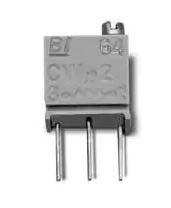 64XR1KLF 1kΩ, Through Hole Trimmer Potentiometer 0.25 W @ 85 °C Side Adjust TT ElectronicsBI, 64