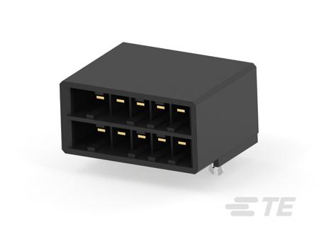 2-316080-2 TE Connectivity Dynamic 3000 Series Series Horizontal Board Mount PCB Header, 10 Contact(s), 5.08mm Pitch, 2 Row(s),