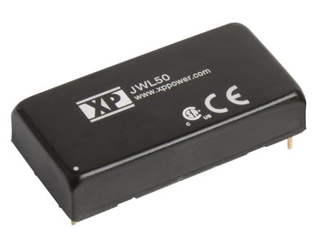 JWL5024S12 XP Power JWL50 DC-DC Converter, 12V dc/ 4.17A Output, 9 → 36 V dc Input, 50W, Through Hole, +105°C Max Temp