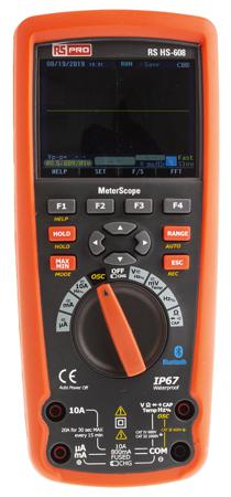 144-5337 RS Pro HS-608, Meterbox Pro Handheld Digital Multimeter with Bluetooth, 10A ac 1000V ac 10A dc 1000V dc