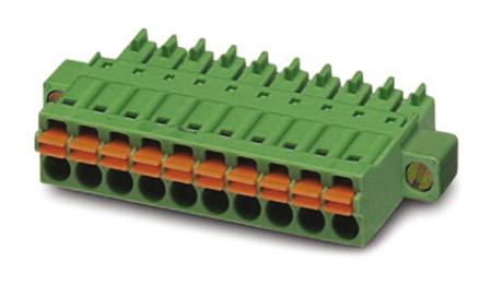 1748451 Phoenix Contact, 3.81mm Pitch, FMC 1.5/12-STF-3.81, 12 Way, , Pluggable Terminal Block, Plug, Cable Mount, Spring Cage