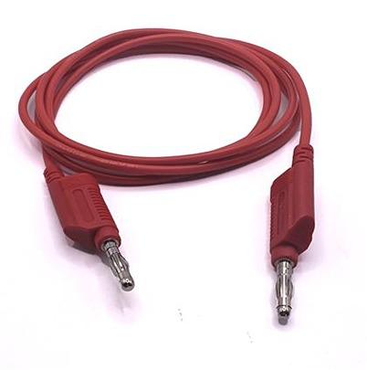 BU-2020SR-A-24-2 Mueller Electric Red Male Banana Connector, 4 mm Connector, Plug-In Termination, 19A, 60V