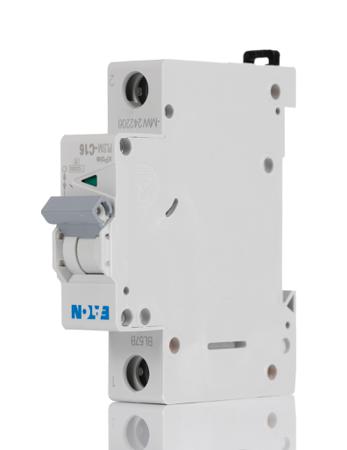 242206 PLSM-C16-MW Eaton xPole MCB, 1P, 16A Curve C, 230V AC, 48V DC, 10 kA Breaking Capacity