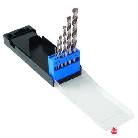 T3101 CK 6-Piece Twist Drill Bit Set Set for Metal, 8mm Max, 2mm Min