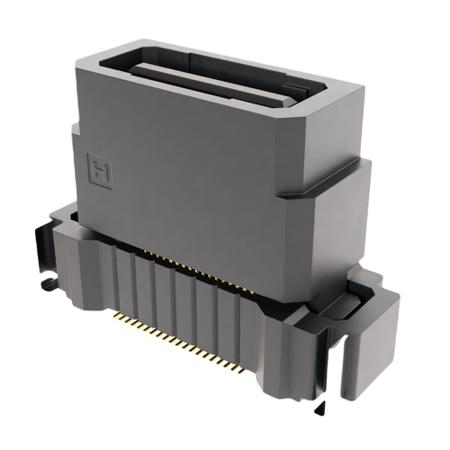 F10-20004045R HARWIN FLECTO Series Vertical SMT Mount PCB Header, 40 Contact(s), 0.5mm Pitch, 2 Row(s), Shrouded