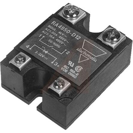 RA2425-D06 Carlo Gavazzi RA 24 Series Solid State Relay, 25 A Load, Panel Mount, 265 V ac Load, 32 V dc Control