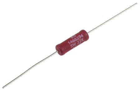 146-8294 RS Pro RSAWW Series Solder Through Hole Fixed Resistor 22kΩ ±5% 5W ±20ppm/°C