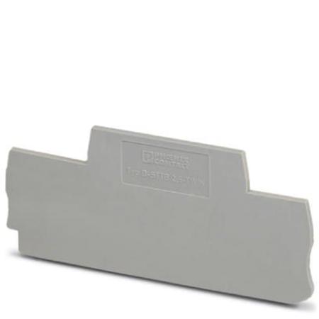 3038558 Phoenix Contact D-STTB 2.5 Series End Cover for Use with Modular Terminal Block