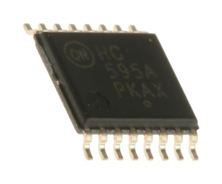 MC74HC595ADTG onsemi  8-stage Surface Mount Shift Register MC74, 16-Pin TSSOP