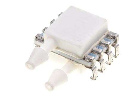 4515DO-DS3AI002DP TE Connectivity Pressure Transducer, 2in/H2O Operating Max, PCB Mount, 8-Pin, 300psi Overload Max, Dual Sideport