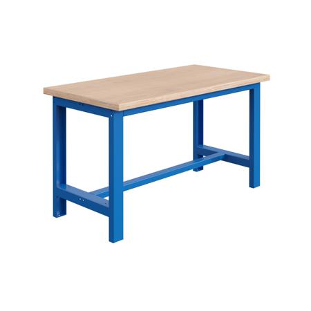 W010010004BI SOFAME  Portable Plywood, Steel Workbench, 300kg Max Load, Adjustable Height, 40mm