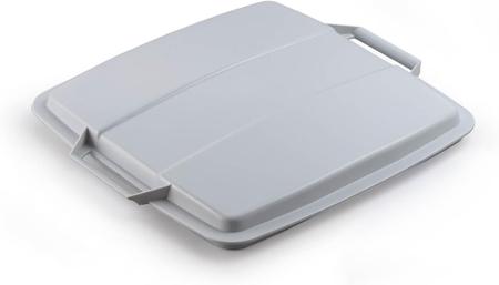 1800506050 Durable Grey Plastic Waste Bin Lid for DURABIN, 470mm