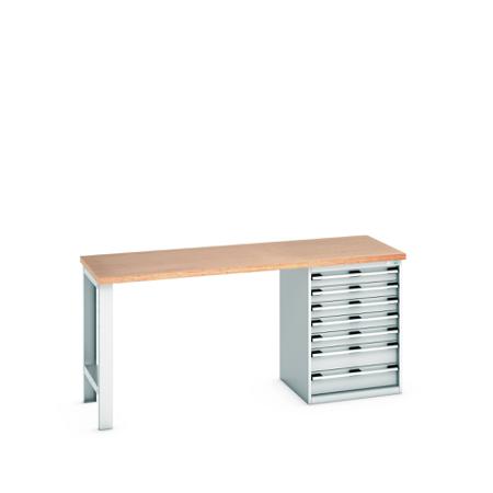 41004121-16V Bott 41004121.16V Sheet Steel Workbench, 940mm x 750mm x 2000mm