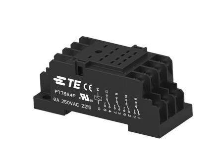 2071566-2 TE Connectivity 2071566 14 Pin 230V DIN Rail Relay Socket, for use with Relay