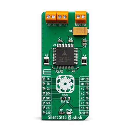MIKROE-3676 MikroElektronika Silent Step 3 Click for TMC 2660 for TMC2660