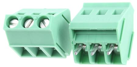 1713736 Phoenix Contact SMKDS 3/ 3-5.08 Series PCB Terminal Block, 3-Contact, 5.08mm Pitch, Through Hole Mount, 1-Row, Screw