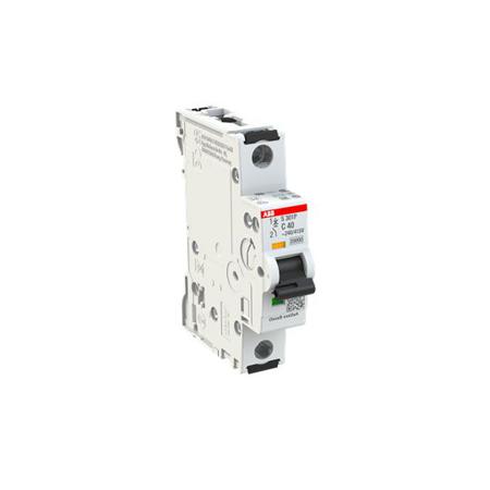 2CDS381001R0404 ABB S301 MCB, 1P, 40A Curve C, 415V AC, 125V DC, 25 kA Breaking Capacity