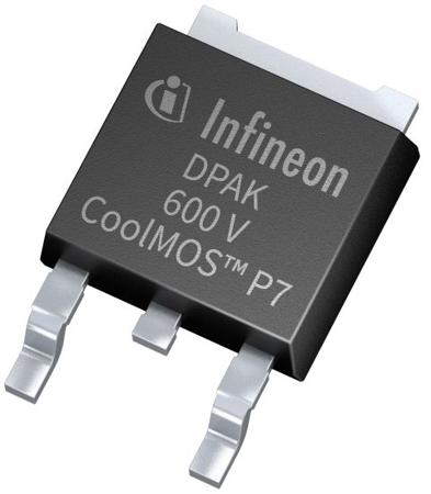 IPD60R600P7SAUMA1 Infineon IPD Type N-Channel MOSFET, 6 A, 600 V Enhancement, 3-Pin TO-252