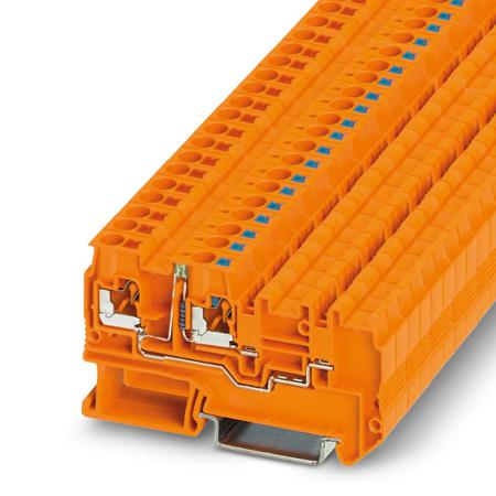 3244561 Phoenix Contact  PTIO 1 Series Orange, 4mm², Push In Termination