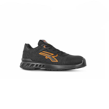 RV20144-35 UPower RED LEVE Unisex Black Aluminium Toe Capped Safety Shoes, UK 2, EU 35