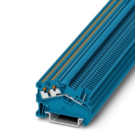 3214712 Phoenix Contact  PTS 1.5/S-TWIN/1P BU Series Blue, 0.14 → 1.5mm²