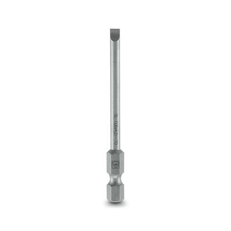 1212572 Phoenix Contact Hexagon Driver Bit, 0.8 x 4.0 x 70 mm Tip, 1/4 in Drive, Phillips Drive, 70 mm Overall
