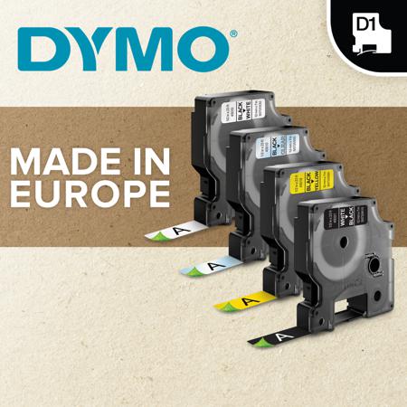 S0720570 DYMO , 12 mm Black on Red Label Printer Tape