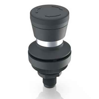 1.11.061.001/0001 RAFI RAMO 30 T Series Illuminated Push Button Switch, Latching, Through Hole, 30.3mm Cutout, DPST, 35V, IP65, IP66, IP67