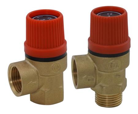 429-635 RS PRO 3bar Pressure Relief Valve With Female, Male BSP 1/2 in BSP Connection