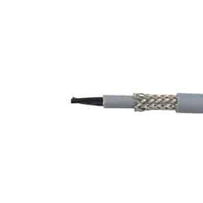 470027CY GE321 Alpha Wire Pro-Met Control Cable, 2 Cores 0.75 mm², 50 m, Screened, Grey Polyvinyl Chloride Sheath