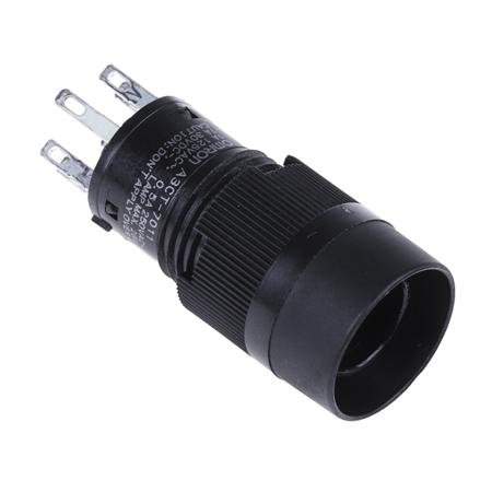 A3CT-7011 Omron Illuminated Push Button Switch, Momentary, Panel Mount, 12mm Cutout, SPST, 250V ac, IP40