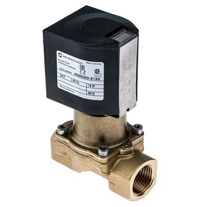 8251020-9151-02400 Buschjost 2/2 Pneumatic Solenoid Valve - Solenoid G 1/4 82510 Series 24V dc