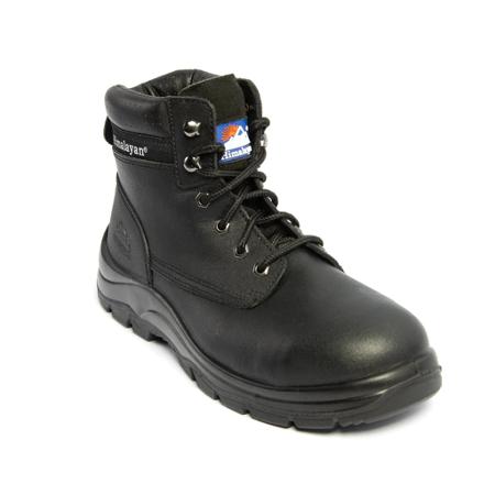 1120BK120 Himalayan 1120 Black Steel Toe Capped Unisex Safety Boots, UK 12, EU 46