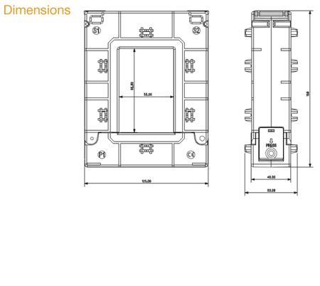 XS02-395086S000000 Sifam Tinsley Omega 10 Series Split Core Current Transformer, 400A Input, 1000:5A, 5 A Output, 80 x 50mm Bore, 720 V