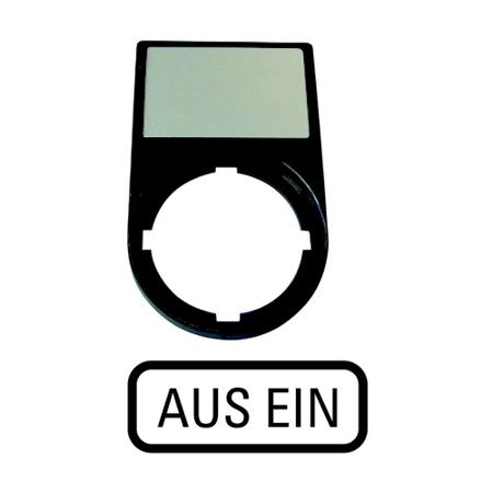 216490 M22S-ST-D10 Eaton Label Mount for Use with M22 Series For Labeling, AUS EIN