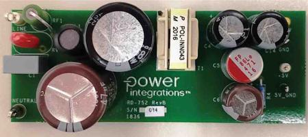 RDK-752 Power Integrations RDR-752 Flyback Converter for INN3673C-H601 for Embedded Power Supply