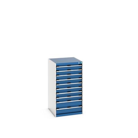 40027043-11V Bott 10 Cabinet, Steel, 1200mm x 750mm x 650mm, Blue