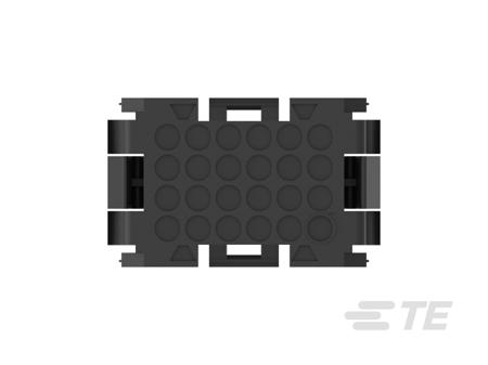 207304-1 TE Connectivity Metrimate, 5mm Pitch, 24 Way, 4 Row Male Connector Housing