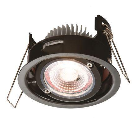 851-2964 RS Pro VFR8 8 W LED Downlight, Dimmable, Warm White, 2700K