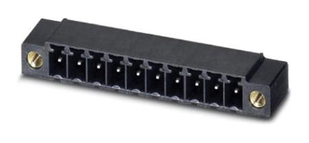 1789203 Phoenix Contact, 3.5mm Pitch, MC 1.5/ 4-GF-3.5 P26 THR, 4 Way, Right Angle, Pluggable Terminal Block, Header, Through