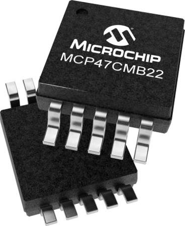 MCP47CMB22-E-UN Microchip, DAC 12-, 4.5sps, Serial (I2C), 10-Pin MSOP