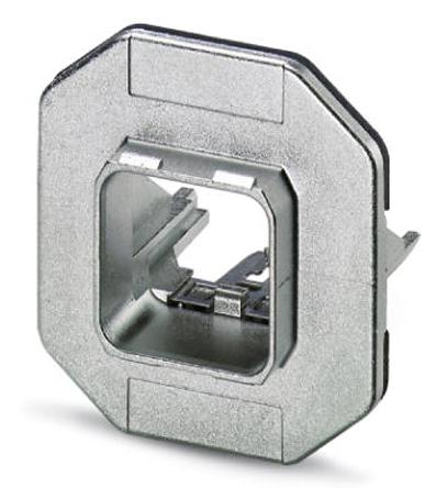 1405222 Phoenix Contact, VS-PPC-F1-RJ45-MNNA-1C-F Panel Mounting Frame for use with RJ45 Socket Inserts