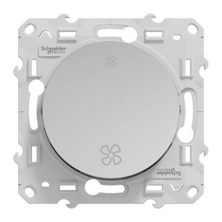 S530233 Schneider Electric Grey Rocker Switch, 2 Way, 1 Gang, Odace