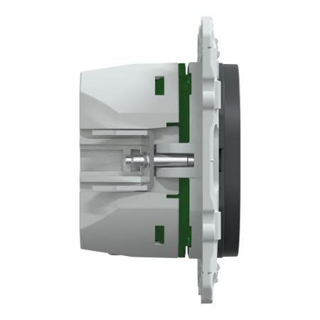 S340403 Schneider Electric Anthracite, 1 Gang, Ovalis C Series