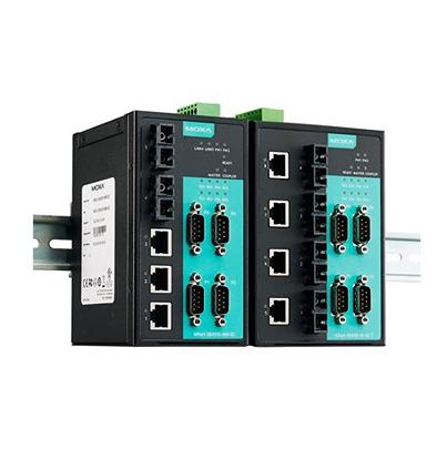 NPort S8455I-SS-SC MOXA Device server, 5 Ethernet Port, 4 Serial Port, Serial Interface, 921.6kbit/s Baud Rate