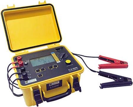 P01143200 Chauvin Arnoux CA 6240 Ohmmeter, 399 Ω Max, 1μΩ Resolution, 4 Wire - RS Calibrated
