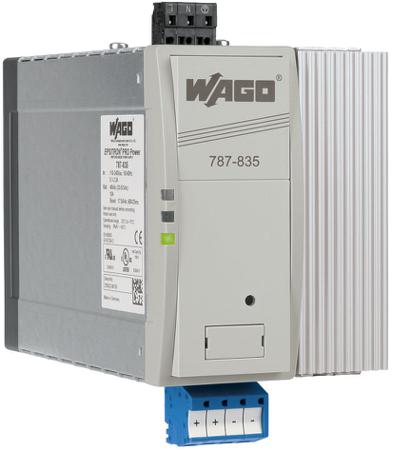 787-835 WAGO Switching Power Supply, , 48V dc, 10A, 480W, 100 → 240V ac Input Voltage