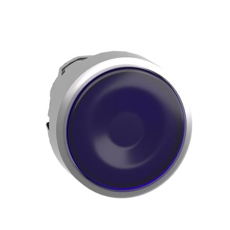 ZB4BW363 Blue illuminated head for integral LED