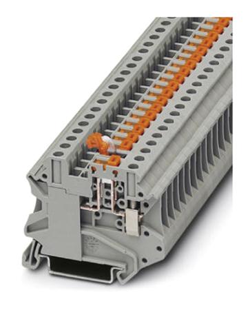 3046279 Phoenix Contact  UT 4-MT RD Series Red, Single-Level, Screw Termination